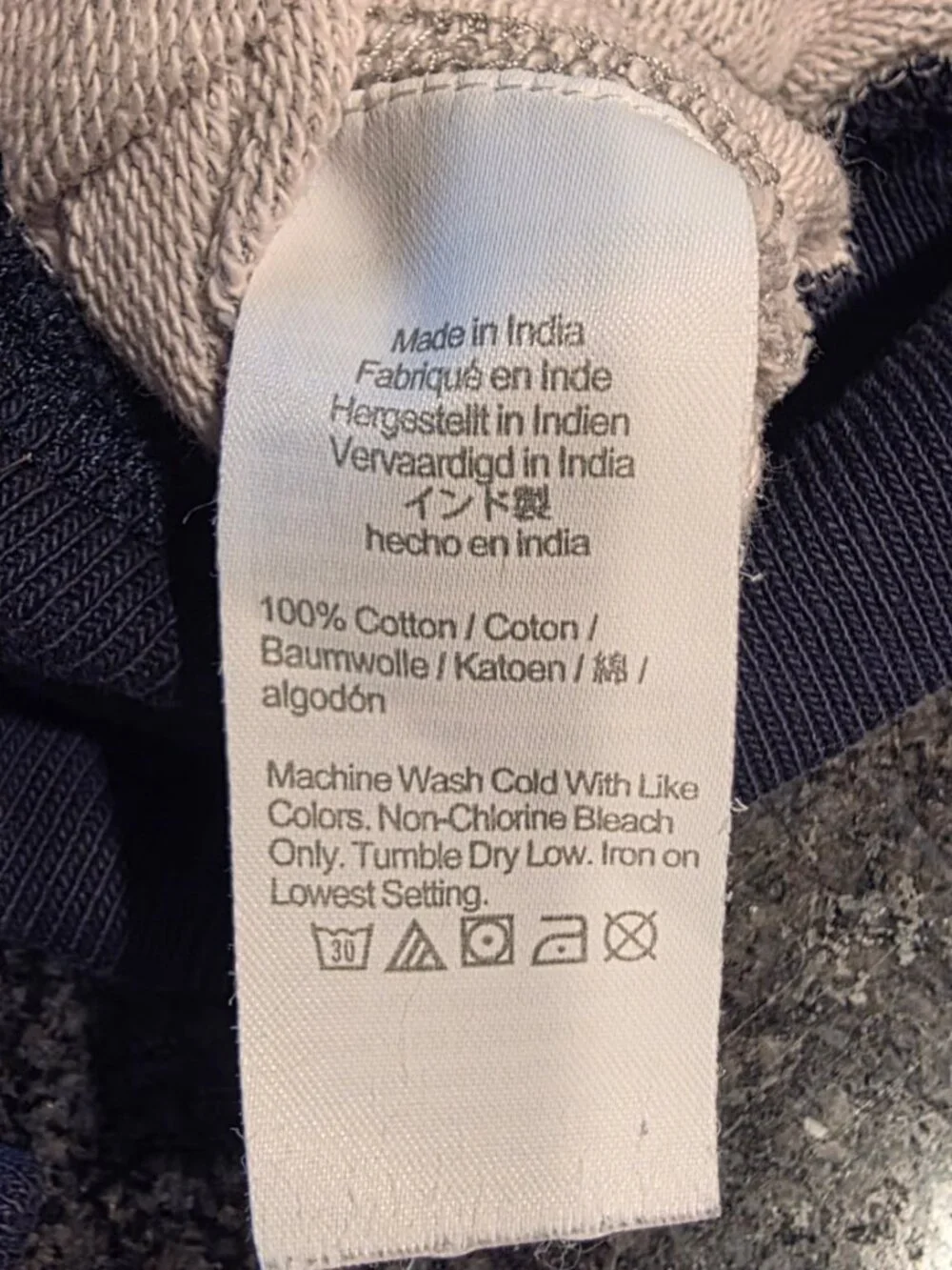 J.Crew Men's Colorblock Terry Hoodie / Medium / BN764